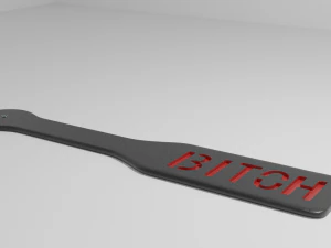 Leather Spanker 3D Model