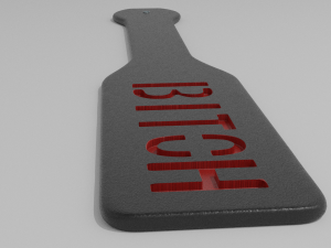 Leather Spanker 3D Modell