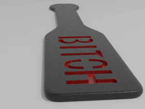 Leather Spanker 3D Model