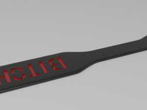 Leather Spanker 3D Modell