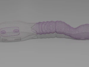 Hyman Vibrator Sextoy 3D Model