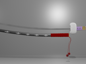 trafalgar law katana one piece 3D Model