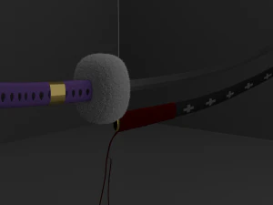 trafalgar law katana one piece 3D Model