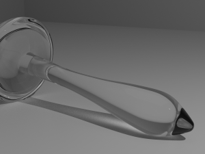 Mushroom glass sextoy Model 3D