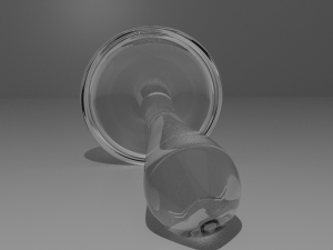 Mushroom glass sextoy Model 3D