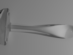 Mushroom glass sextoy Model 3D
