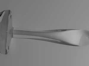 Mushroom glass sextoy 3D Model