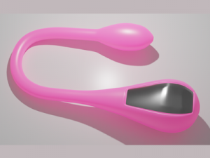 August Vibrator Sextoy 3D Model