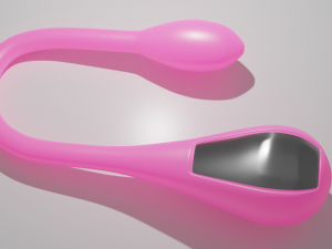August Vibrator Sextoy 3D 模型