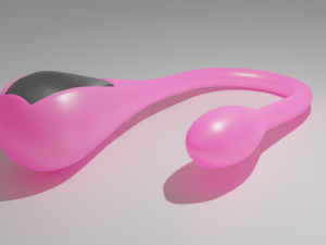 August Vibrator Sextoy 3D 模型