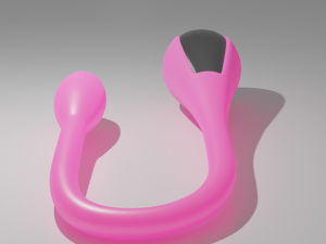 August Vibrator Sextoy 3D 模型