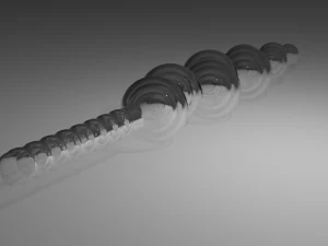 Glass Wand Sextoy 3D Model
