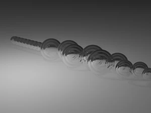 Glass Wand Sextoy 3D Model
