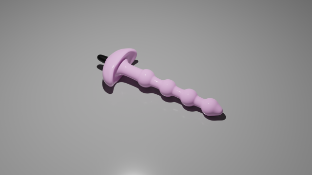 Plug Vibrator Sextoy Modelo 3D .c4d .max .obj .3ds .fbx .stl .blend 