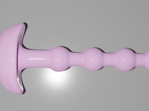 Plug Vibrator Sextoy Modelo 3D