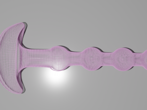 Plug Vibrator Sextoy Modelo 3D