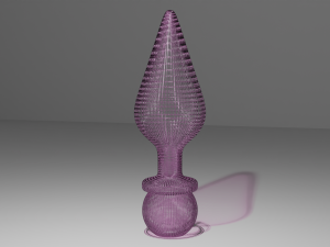 Glass Plug Sextoy Modelo 3D