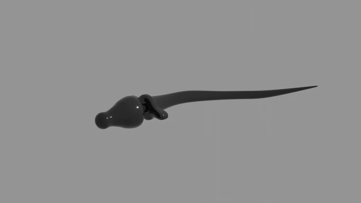 Schwanzplug Sextoy 3D Modell .c4d .max .obj .3ds .fbx .stl .blend 