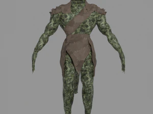 Lucertoloidi maschi truccati Modello 3D