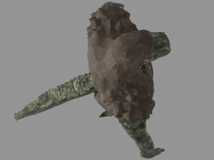 Male Lizardfolk Rigged Modelo 3D