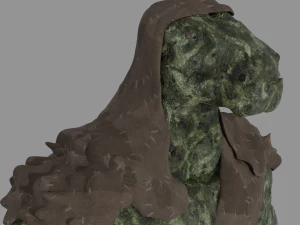Male Lizardfolk Rigged 3D Model