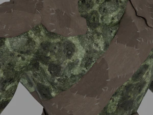 Male Lizardfolk Rigged 3D Model
