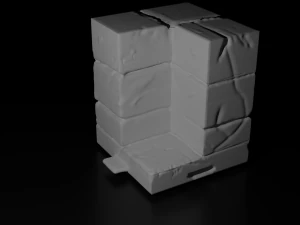 Modular Dungeon battle map 3D Print Model