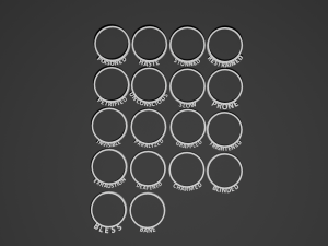 Printable DnD Condition Rings Modelo de Impressão 3D