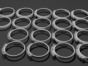 Printable DnD Condition Rings Modelo de Impressão 3D