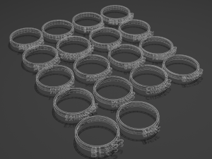 Printable DnD Condition Rings Modelo de Impressão 3D