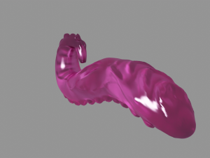 Glass Tentacle Sextoy 3D Model