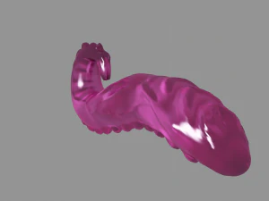 Glass Tentacle Sextoy 3D Model