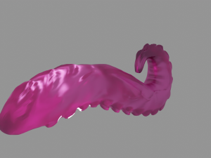 Glass Tentacle Sextoy 3D Model