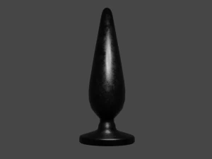 Black Sextoy Plug 3D Model