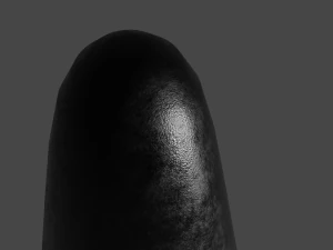Black Sextoy Plug 3D Model
