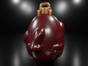 Berserk Behelit Necklace Modelo 3D