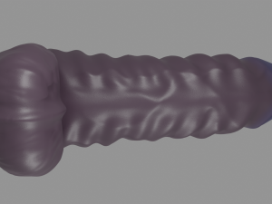 Fantasy Curly Monster Sextoy Penis Modelo 3D