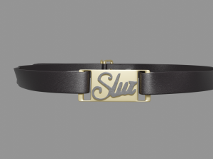 Sexy Choker Necklace 2 Model 3D