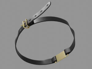 Sexy Choker Necklace 2 3D Модель
