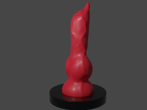 Dog Penis Furry Fantasy Lowpoly 3D Модель
