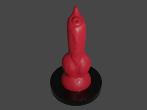 Dog Penis Furry Fantasy Lowpoly Modelo 3D