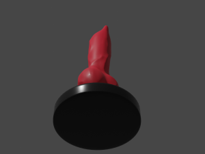 Dog Penis Furry Fantasy Lowpoly Modelo 3D