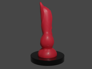 Dog Penis Furry Fantasy Lowpoly Modelo 3D