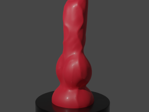 Dog Penis Furry Fantasy Lowpoly Modelo 3D