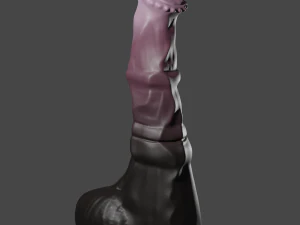 Pene di cavallo - Fantasia pelosa Modello 3D