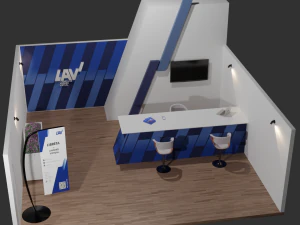 Exhibition Stand Model 3D Model