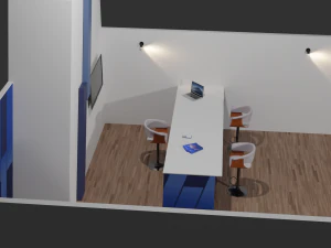 Exhibition Stand Model 3D Model