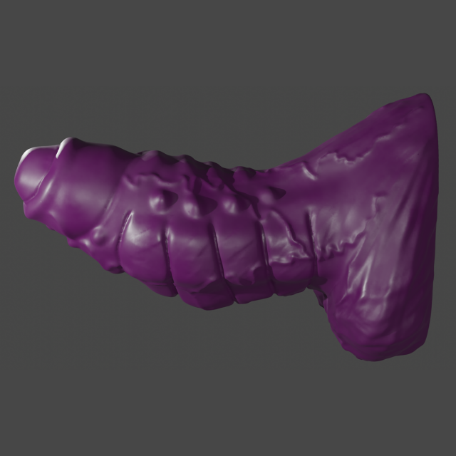 Fantasy Dragon Sextoy 3D Model .c4d .max .obj .3ds .fbx .stl .blend