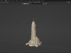 Candle Penis 3Dモデル