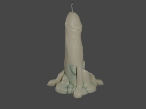 Candle Penis 3Dモデル